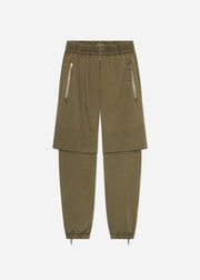 Utility Pant in Cotton Twill  - Olive - CO Collections